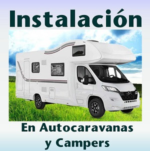Instalación en autocaravanas